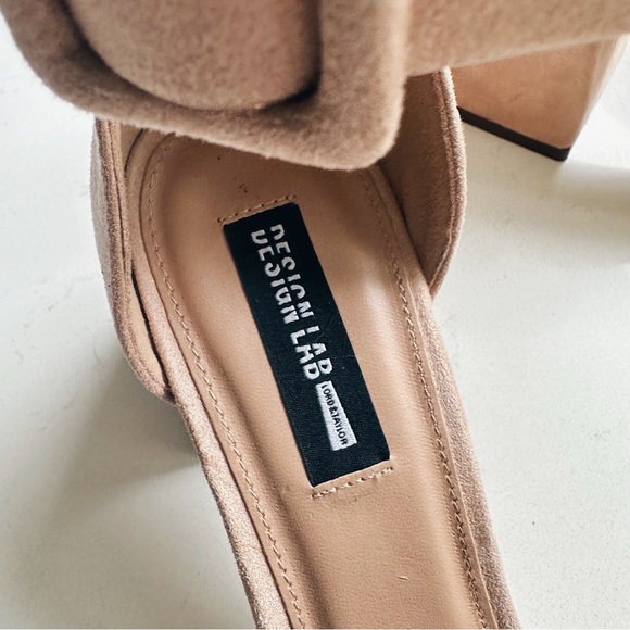 Design Lab Lord & Taylor | Suede Beige Pump | Size 10 - Picture 3 of 5